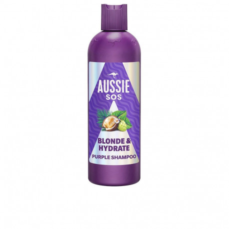 AUSSIE SOS BLONDE & HYDRATE purple shampoo 300 ml