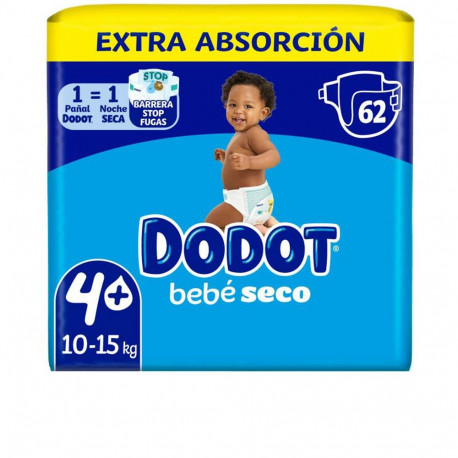 DODOT ETAPAS EXTRA talla 4 pañales 10-15 kg 62 u