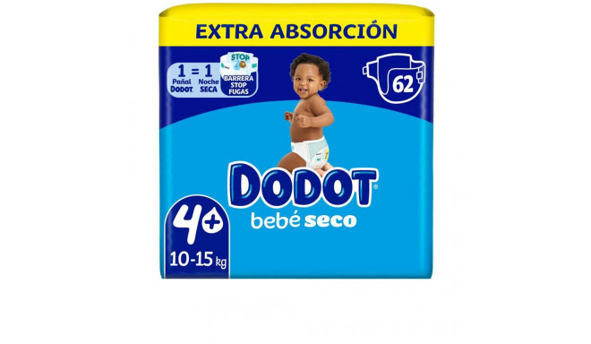 DODOT ETAPAS EXTRA talla 4 pañales 10-15 kg  62 u