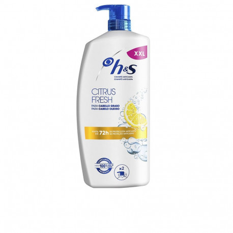 HEAD & SHOULDERS H&S CITRUS FRESH champú anticaspa cabellos grasos dosificador 1000 ml