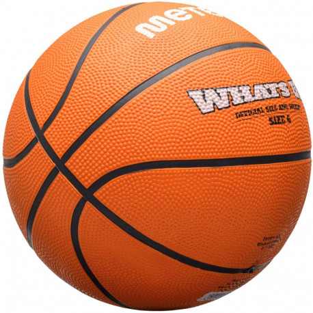 Piłka koszykowa Meteor What's Up pomarańczowa 16832 6