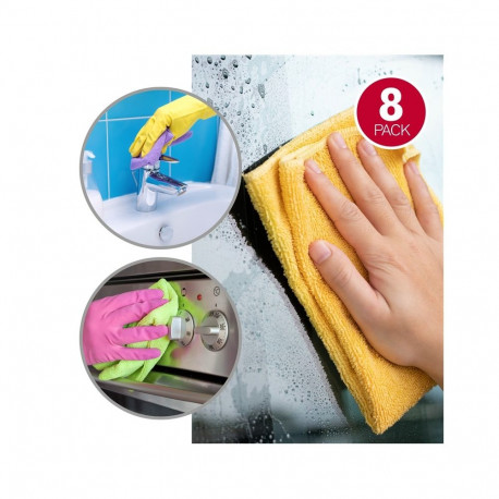 CLOTH MF 8PCS 30X30 8CLR