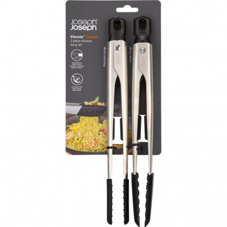 Joseph Joseph Elevate Fusion 2-piece Stainless-steel Tong Set