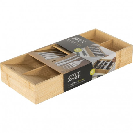 Joseph Joseph DrawerStore bambusest suur söögiriistade korraldaja