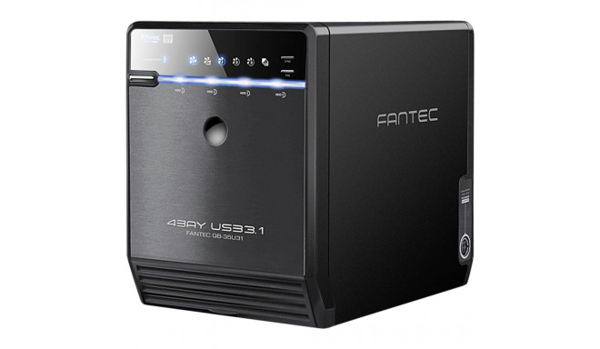 Fantec kõvakettakarp QB-35U31 4x3.5" USB 3.1