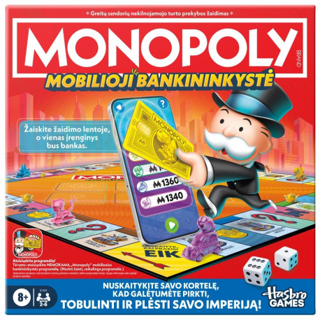 MONOPOLY Board game App Banking (In Lithuanian lang.)
