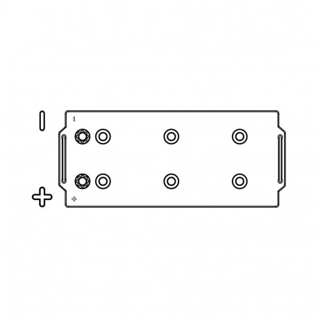 Exide StartPRO 140Ah800A 510x175x225-+