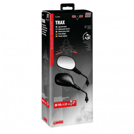 Mootorratta peeglite komplekt Trax, M10
