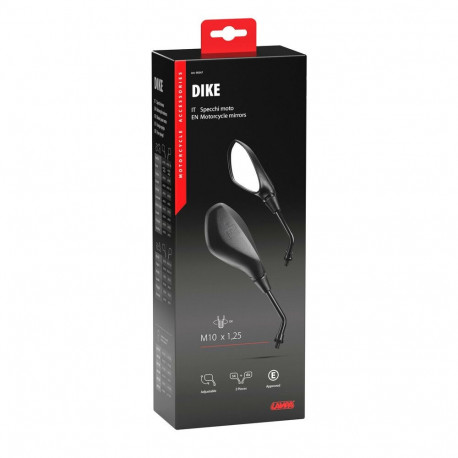 Küljepeeglite komplekt M10*1,25, mustad