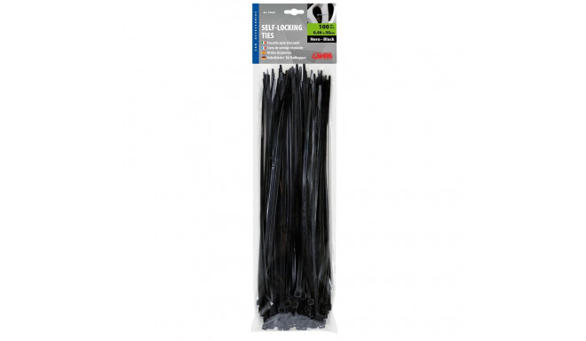 Sidumislindid 100tk, mustad, 30*0,46cm