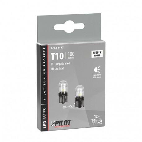 Pirnid megaled 2tk, 12V, 2 led, W2,1x9,5