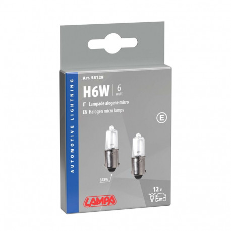 H6 12V valge 2tk
