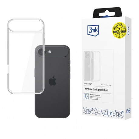 3mk Armor Case for Apple iPhone 17 Air - Transparent