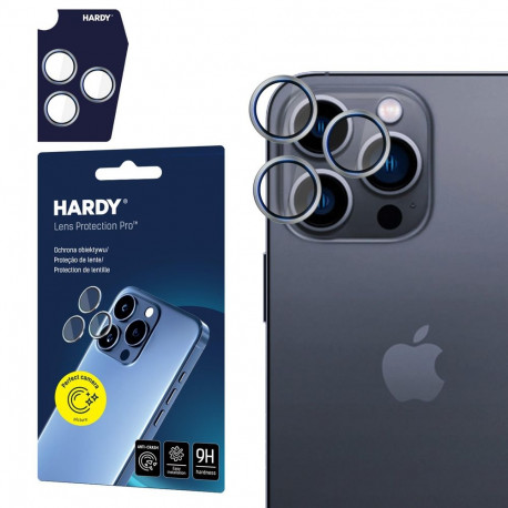 3mk HARDY Lens Protection Pro Glass for Apple iPhone 16 Pro / 16 Pro Max - Silver