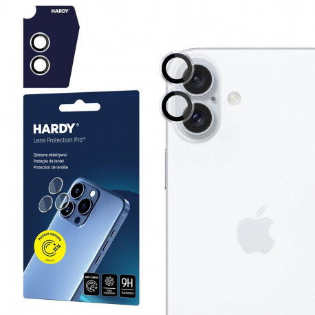 3mk HARDY Lens Protection Pro Glass for Apple iPhone 16 / 16 Plus - Clear