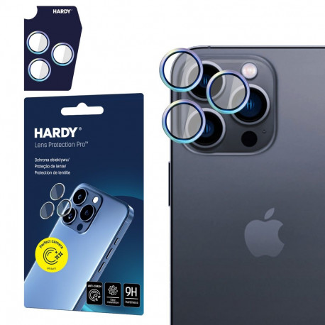 3mk HARDY Lens Protection Pro Glass for Apple iPhone 15 Pro Max - Multicolor