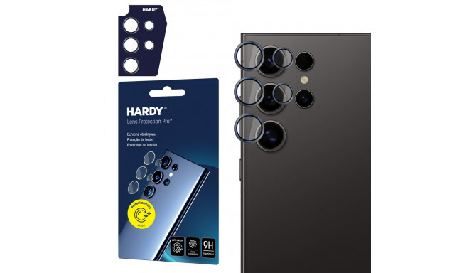 3mk HARDY Lens Protection Pro Glass for Samsung Galaxy S24 Ultra - Black