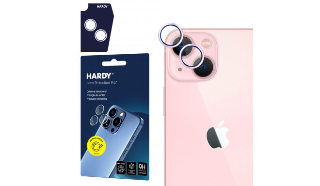 3mk HARDY Lens Protection Pro Glass for Apple iPhone 15 / 15 Plus - Pink