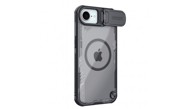 Nillkin Iceblade Prop Magnetic Case with Lens Cover and Stand for iPhone 16e - Black