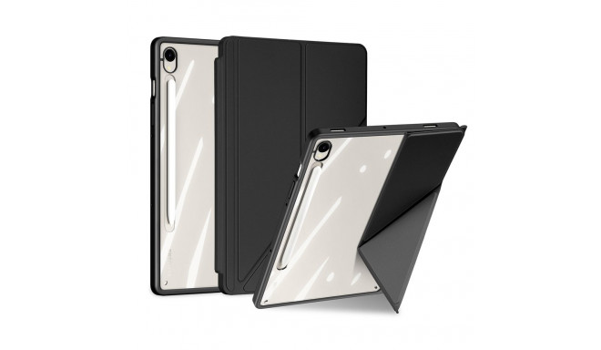 Dux Ducis Magi Case with Stylus Holder for Samsung Galaxy Tab S10 FE/S9/S9 FE - Black