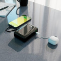 Powerbank SBS 20000 mAh 20W with built-in USB-C cable and digital display - black