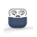 Case for AirPods 3 Silicone Soft Headphone Cover Dark Blue (Case C)