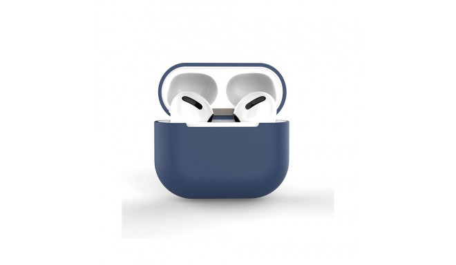 Case for AirPods 3 Silicone Soft Headphone Cover Dark Blue (Case C)