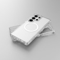 AmazingThing Minimal Mag Case with Magnetic Ring for Samsung Galaxy S25+ - Transparent
