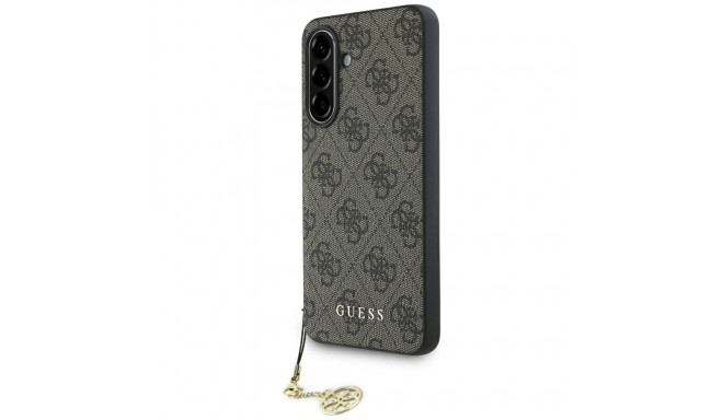 Guess 4G Charms Collection Case for Samsung Galaxy A56 - Brown