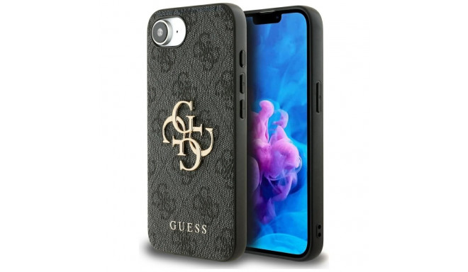 Guess 4G Big Logo Case for iPhone 16e - Black