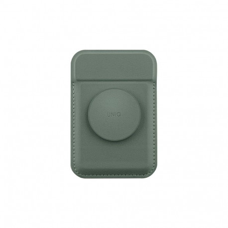 Uniq Flixa Magnetic Card Wallet with Stand Green/Lichen Green MagSafe