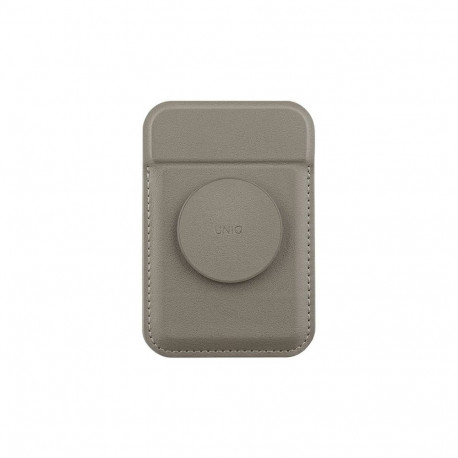 Uniq Flixa Magnetic Card Wallet with Stand Gray/Flint Gray MagSafe