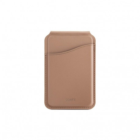 Uniq Coehl Esme Magnetic Wallet with Mirror and Stand Beige/Dusty Nude