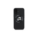 Karl Lagerfeld KLHMP16SSKCHTCK iPhone 16 6.1" black/black hardcase Silicone Karl&Choupette 