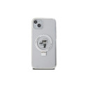 Karl Lagerfeld KLHMP15MHMRSKCH iPhone 15 Plus / 14 Plus 6.7" white/white hardcase Ring Stand Ka