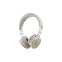 Guess Bluetooth on-ear headphones ENC GUBH70PGTSPSE beige/beige Grained Classic Round Shape