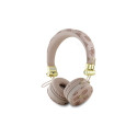 Guess Bluetooth ENC GUBH70EPOSMW Brown/Brown Peony Script Round Shape Headphones