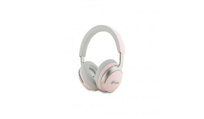 Guess Bluetooth ANC/ENC Headphones GUBHC22PSBCSMP Pink DB Metal Script Logo