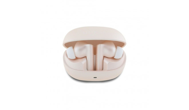 Guess Bluetooth Headphones GUTWST88MCTGP TWS + Docking Station Pink Capsule Printed Logo