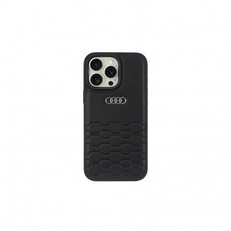 Audi Synthetic Leather iPhone 16 Pro Max 6.9" black/black hardcase AU-TPUPCIP16PM-GT/D2-BK