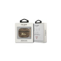 Guess GUA34GSMW AirPods 3 cover brązowy/brown 4G Script Metal Collection