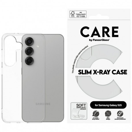 CARE by PanzerGlass Fashion X-Ray Case for Samsung Galaxy S25 - Transparent