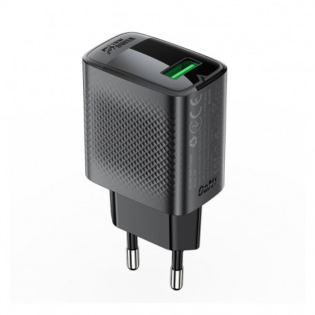 Acefast A90 Charger GaN USB-A QC 18W - Black