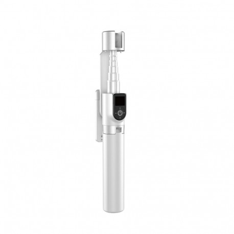 Selfie stick / telescopic pole with tripod Dudao F18W - white