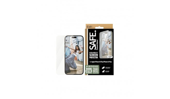 SAFE by PanzerGlass iPhone 16 Plus 6.7" Screen Protector Ultra-Wide Fit SAFE95877