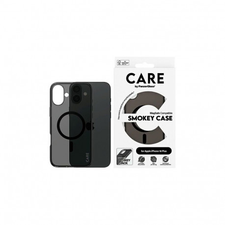 CARE by PanzerGlass Flagship Case iPhone 16 Plus 6.7" smoke/smokey MagSafe 1351
