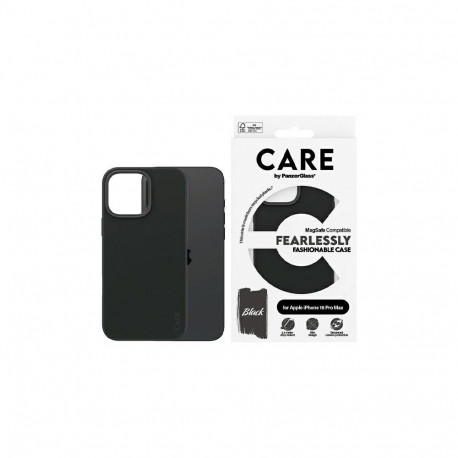 CARE by PanzerGlass Fashion Case iPhone 16 Pro Max 6.9" black/black MagSafe 1380
