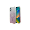 Guess IML Glitter Gradient MagSafe iPhone 16 Plus Case - Pink