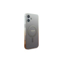 Guess IML Glitter Gradient MagSafe Case for iPhone 16 Plus - Brown