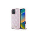 Guess Peony Script Logo MagSafe iPhone 16 Pro Case - Pink